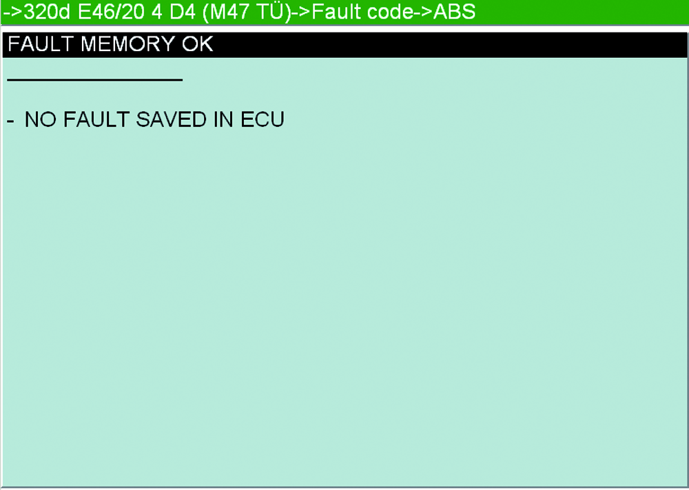 Check ABS sensor: Final check