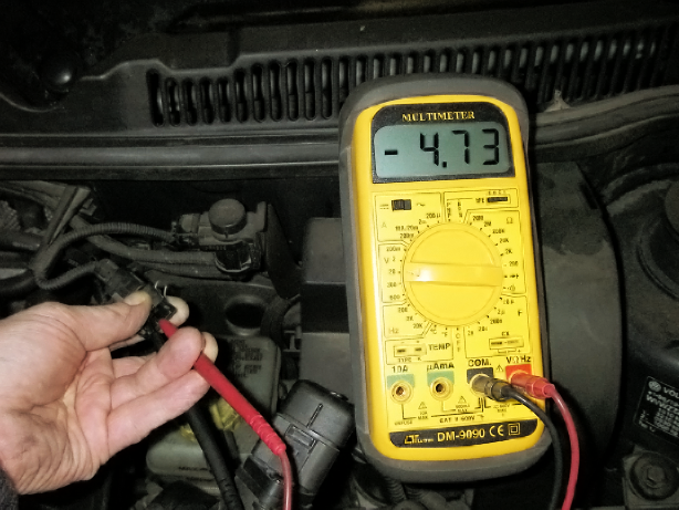 Test with multimeter