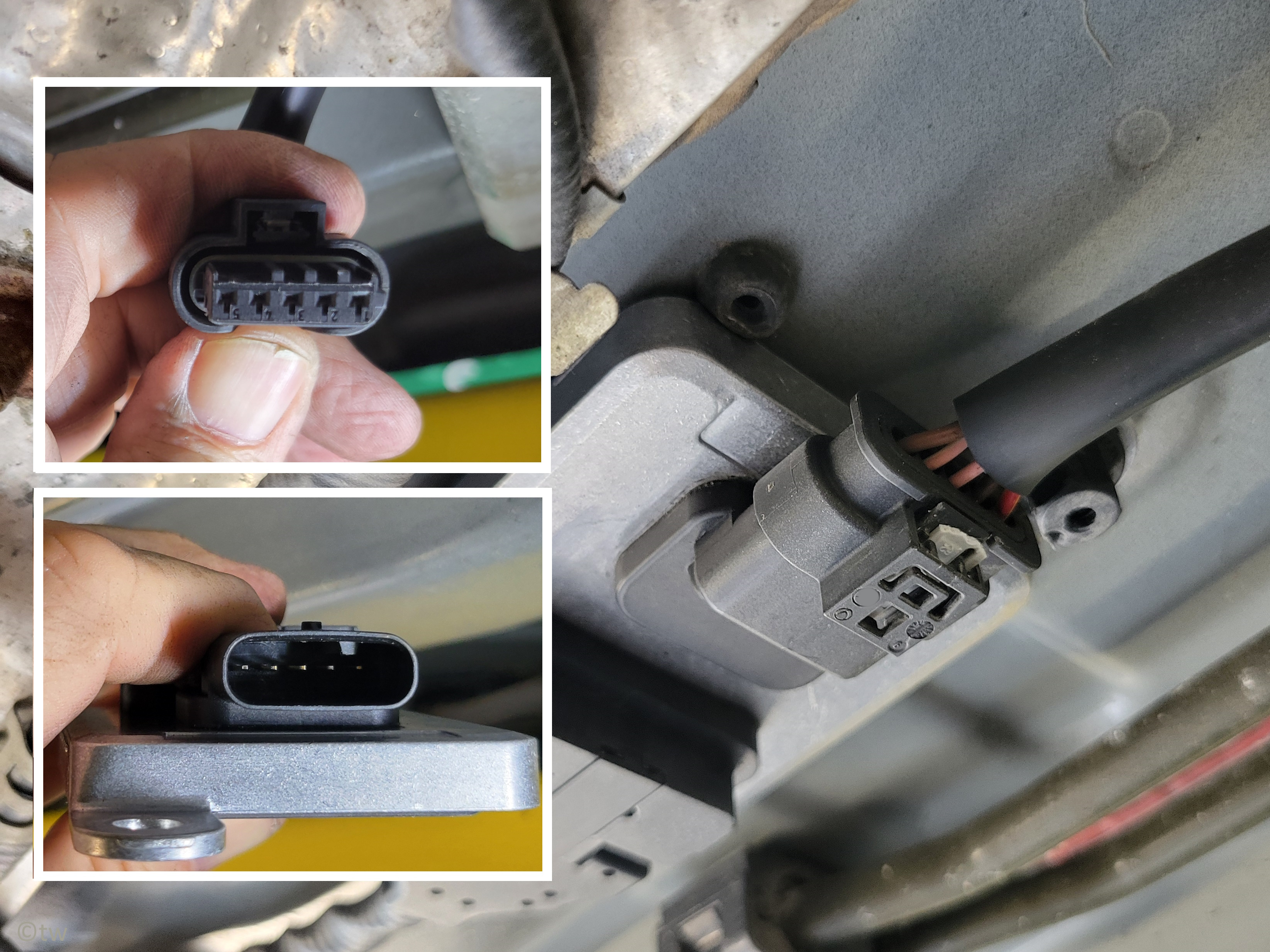 Before the new NOx sensor is installed, the electrical plug connection on the vehicle should be checked for defects.