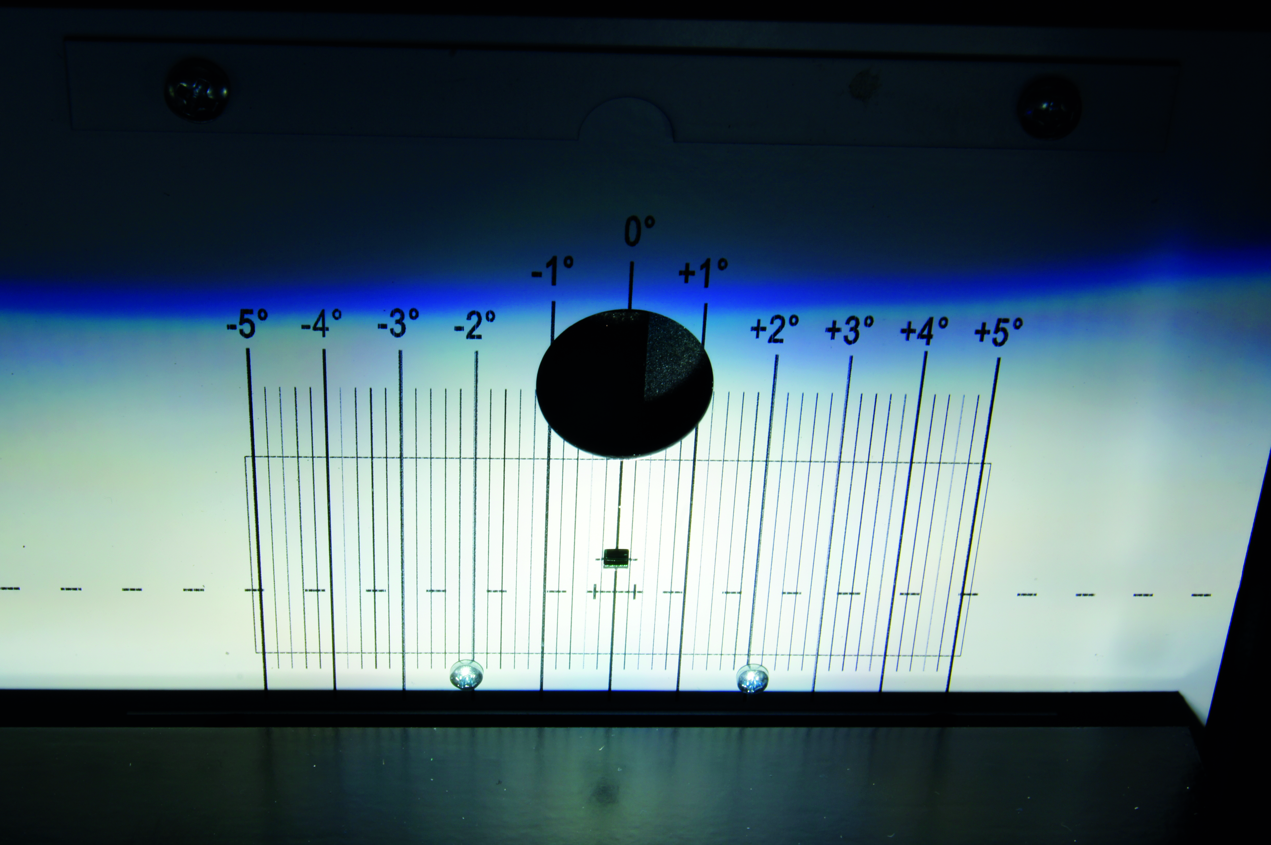 Light distribution: LED headlamp, main beam 