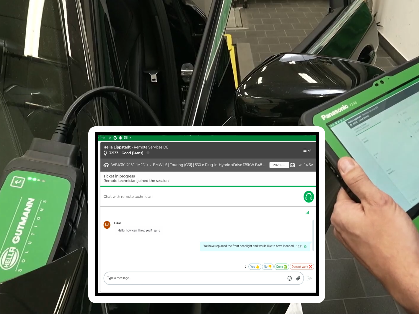 Adaptation des projecteurs LED et des calculateurs éclairage dans le véhicule