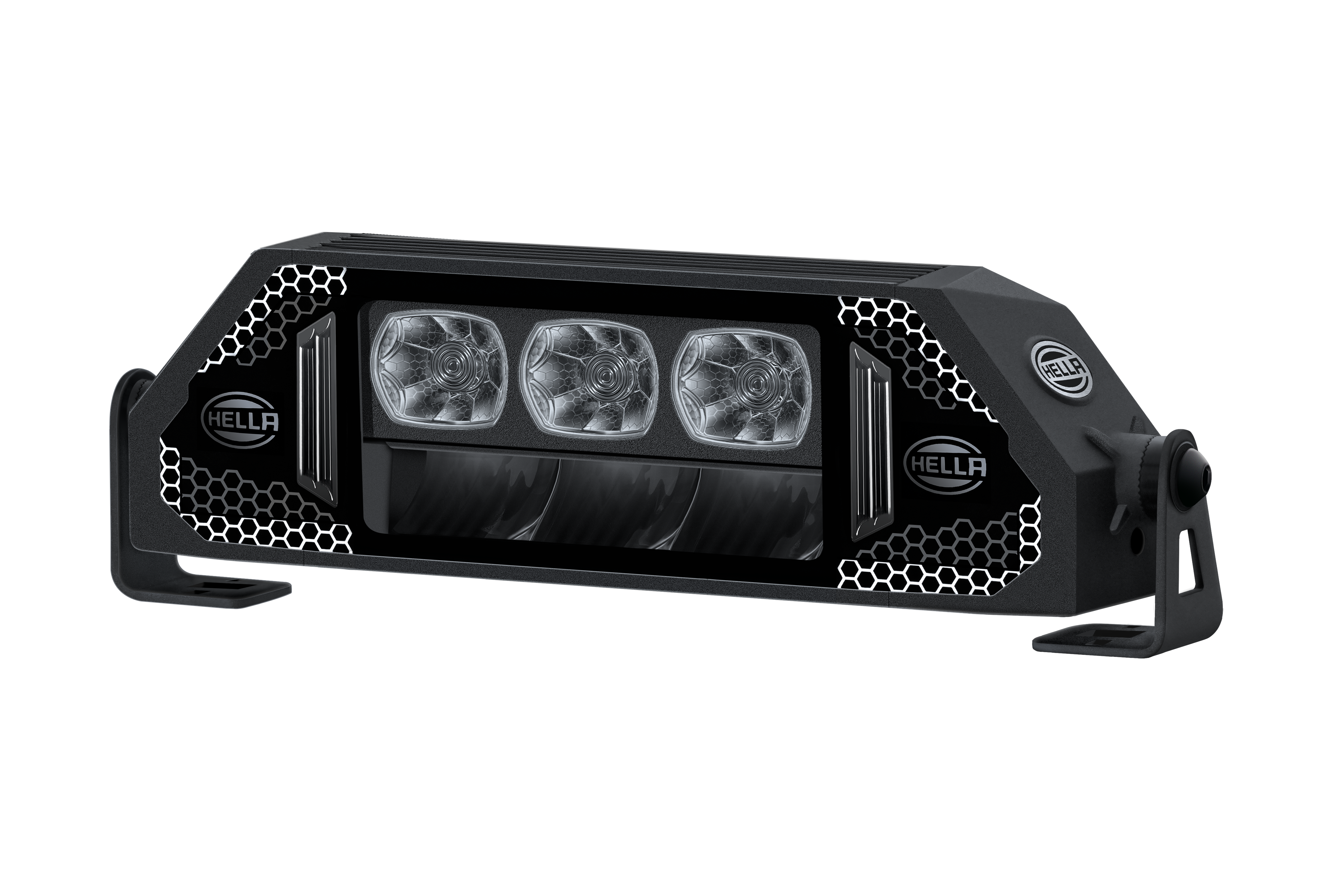 Lightbar DynaRay: elevate prestazioni a LED con funzione high-boost, luce di posizione regolabile e design di grande impatto, per utilizzi su strada e fuoristrada.