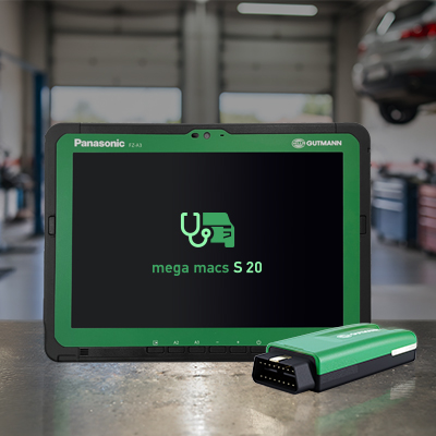 Bundle mega macs S 20 + Hella Gutmann-Tablet SE