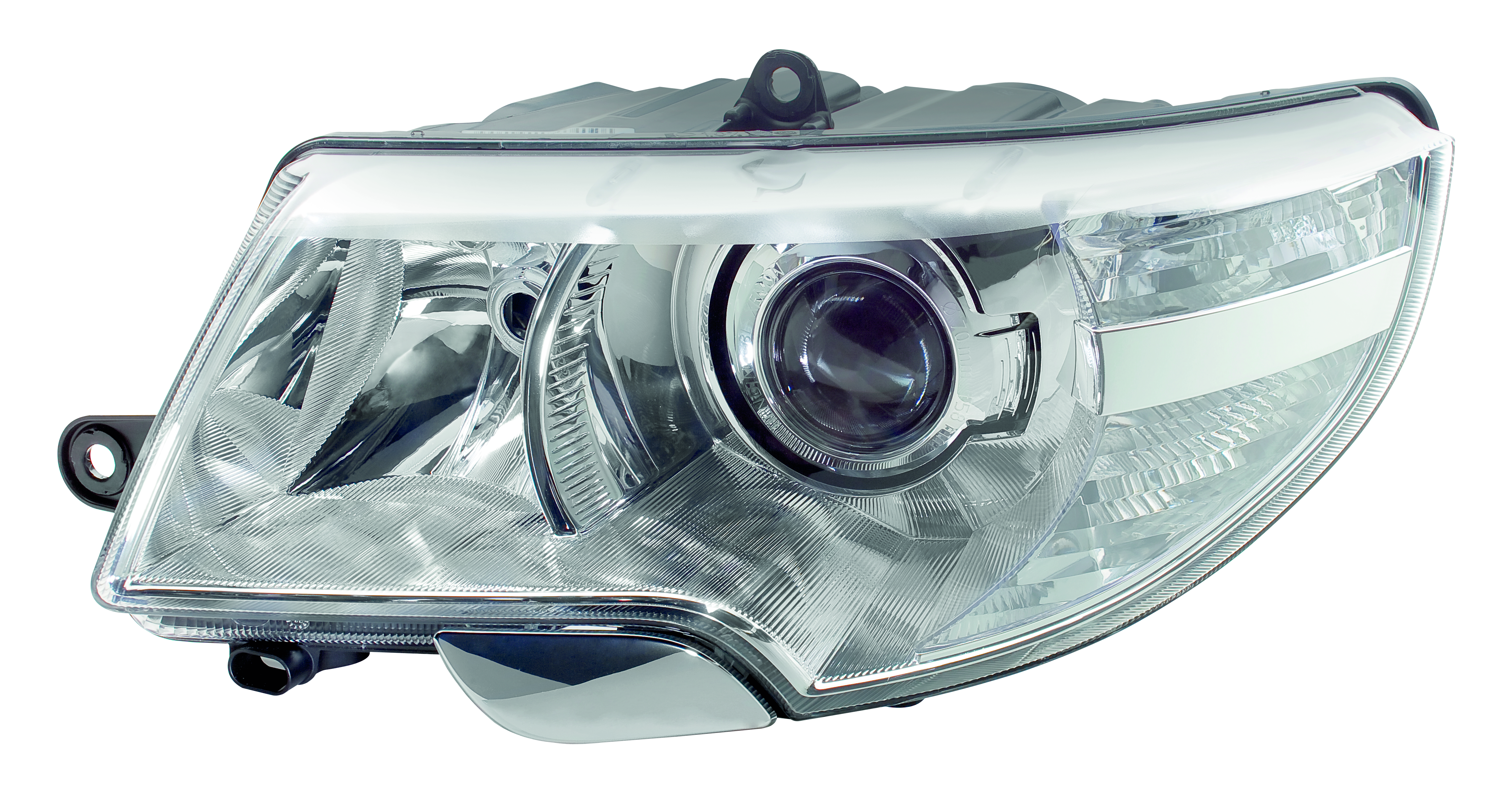 Vehicle headlamps: cover lenses without dispersion optics