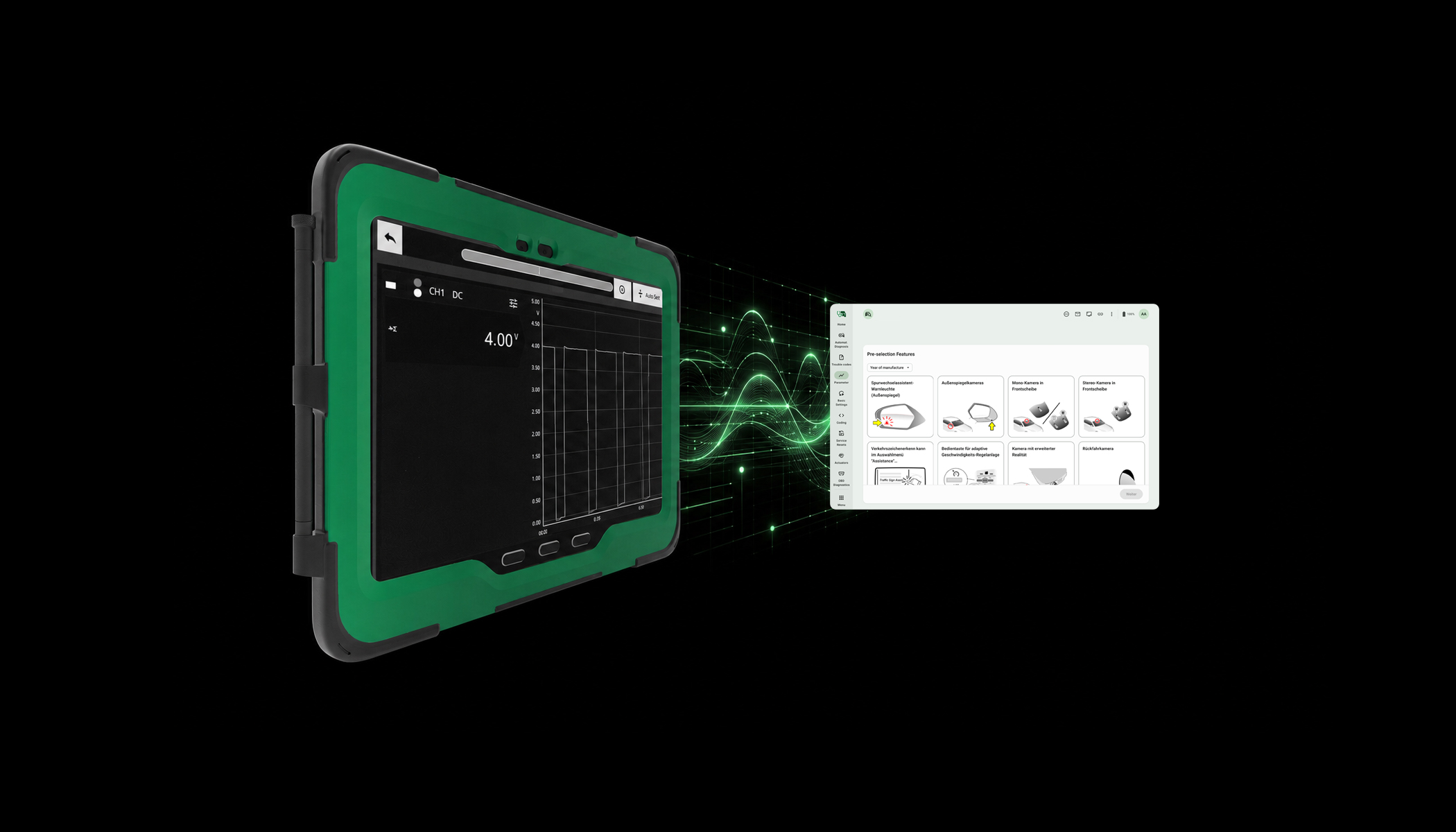 Données et techniques de mesure directement intégrées au processus de diagnostic