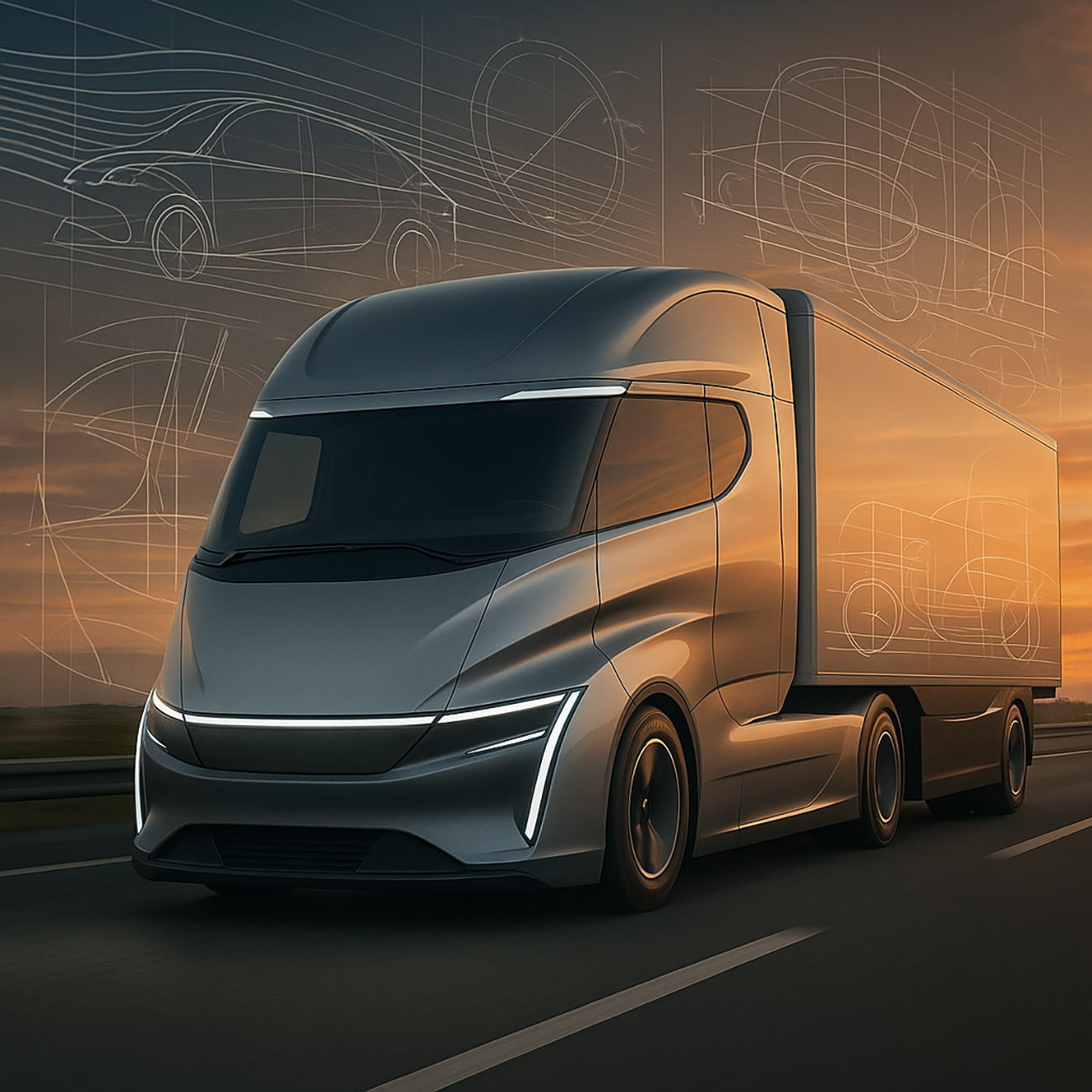 Design all'avanguardia degli autocarri: uno sguardo al futuro