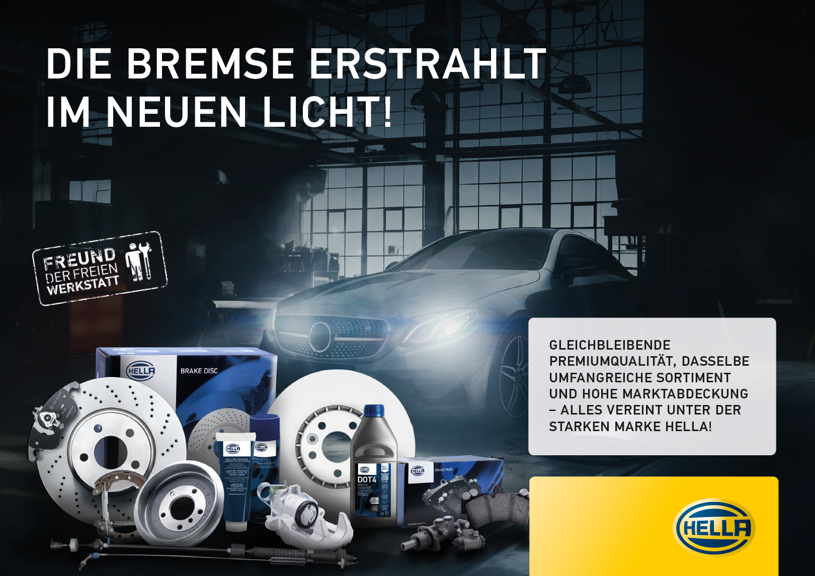 Die Bremse erstrahlt im neuen Licht